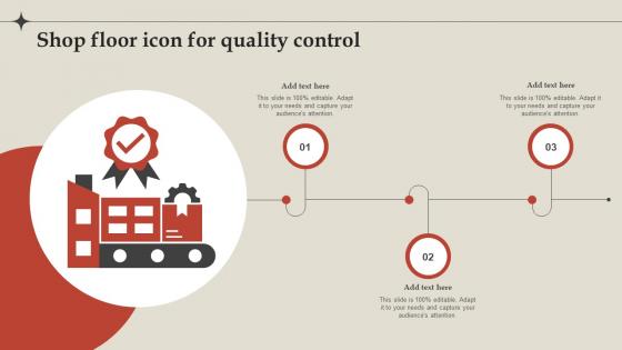 Shop Floor Icon For Quality Control