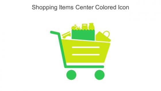 Shopping Items Center Colored Icon In Powerpoint Pptx Png And Editable Eps Format