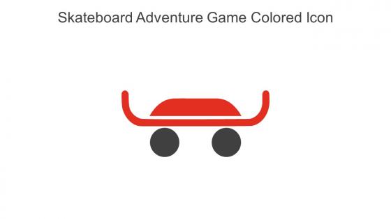 Skateboard Adventure Game Colored Icon In Powerpoint Pptx Png And Editable Eps Format