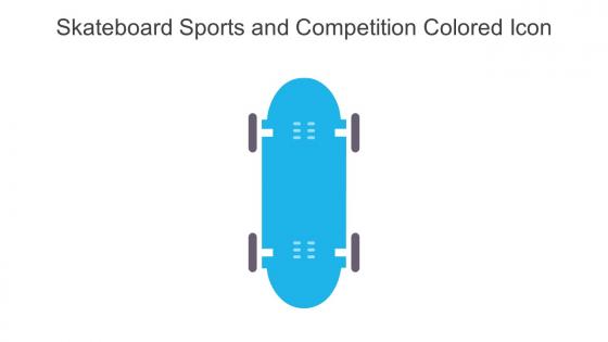 Skateboard Sports And Competition Colored Icon In Powerpoint Pptx Png And Editable Eps Format