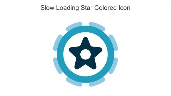 Slow Loading Star Colored Icon In Powerpoint Pptx Png And Editable Eps Format