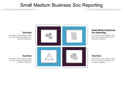 Small medium business soc reporting ppt powerpoint presentation icon samples cpb