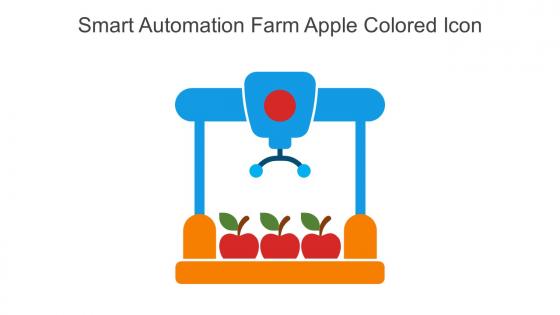 Smart Automation Farm Apple Colored Icon In Powerpoint Pptx Png And Editable Eps Format