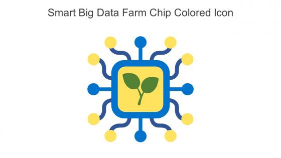 Smart Big Data Farm Chip Colored Icon In Powerpoint Pptx Png And Editable Eps Format