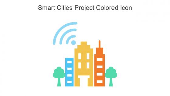 Smart Cities Project Colored Icon In Powerpoint Pptx Png And Editable Eps Format