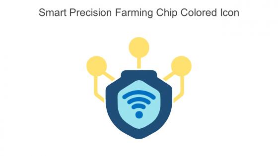 Smart Precision Farming Chip Colored Icon In Powerpoint Pptx Png And Editable Eps Format