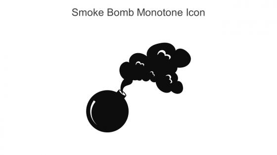 Smoke Bomb Monotone Icon In Powerpoint Pptx Png And Editable Eps Format