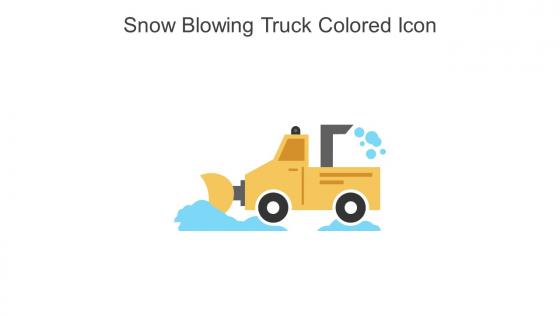 Snow Blowing Truck Colored Icon In Powerpoint Pptx Png And Editable Eps Format
