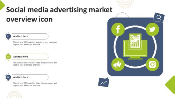 Social Media Advertising Market Overview Icon