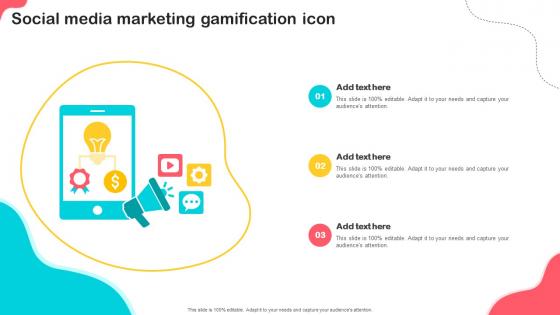 Social Media Marketing Gamification Icon