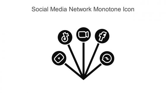 Social Media Network Monotone Icon In Powerpoint Pptx Png And Editable Eps Format