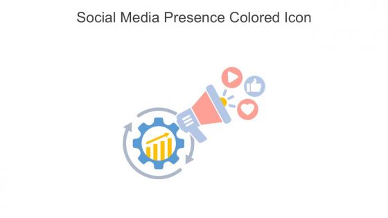 Social Media Presence Colored Icon In Powerpoint Pptx Png And Editable Eps Format