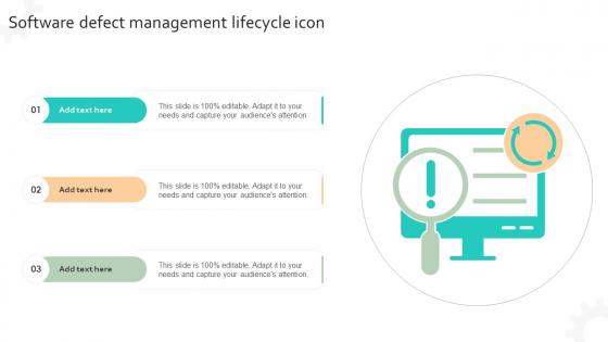 Software Defect Management Lifecycle Icon