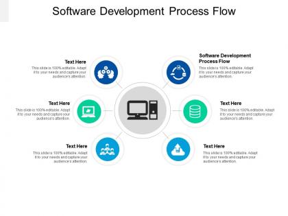 Software development process flow ppt powerpoint presentation icon visual aids cpb
