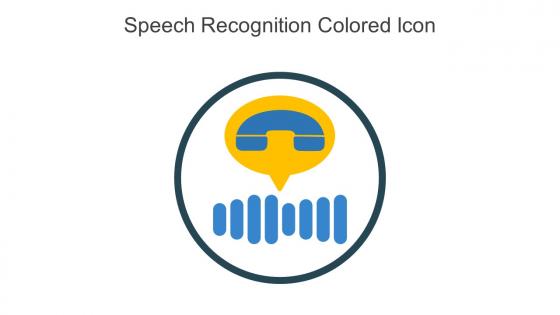 Speech Recognition Colored Icon In Powerpoint Pptx Png And Editable Eps Format