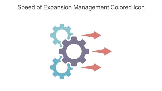 Speed Of Expansion Management Colored Icon In Powerpoint Pptx Png And Editable Eps Format