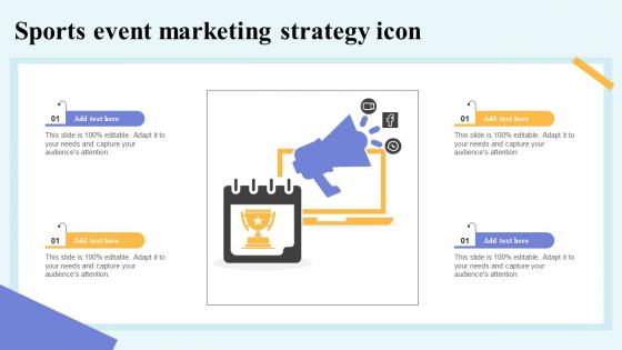 Sports Event Marketing Strategy Icon