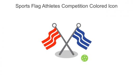Sports Flag Athletes Competition Colored Icon In Powerpoint Pptx Png And Editable Eps Format