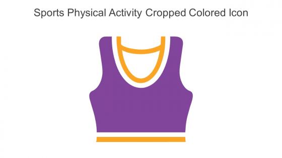 Sports Physical Activity Cropped Colored Icon In Powerpoint Pptx Png And Editable Eps Format