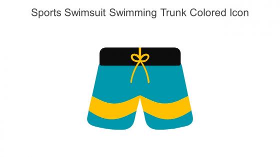 Sports Swimsuit Swimming Trunk Colored Icon In Powerpoint Pptx Png And Editable Eps Format