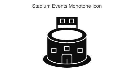 Stadium Events Monotone Icon In Powerpoint Pptx Png And Editable Eps Format
