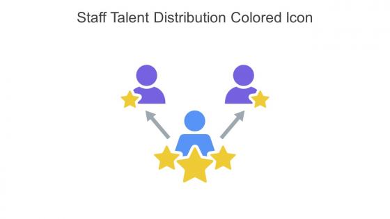 Staff Talent Distribution Colored Icon In Powerpoint Pptx Png And Editable Eps Format