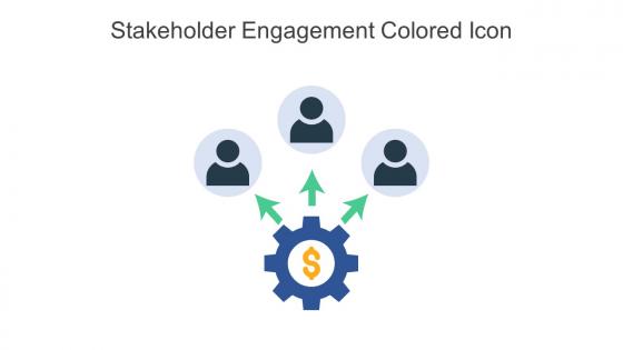 Stakeholder Engagement Colored Icon In Powerpoint Pptx Png And Editable Eps Format