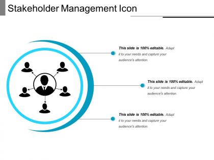 Stakeholder management icon 8