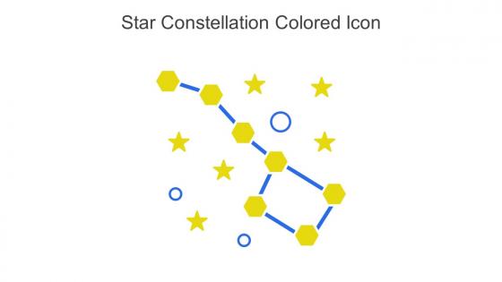 Star Constellation Colored Icon In Powerpoint Pptx Png And Editable Eps Format