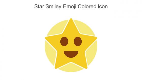 Star Smiley Emoji Colored Icon In Powerpoint Pptx Png And Editable Eps Format