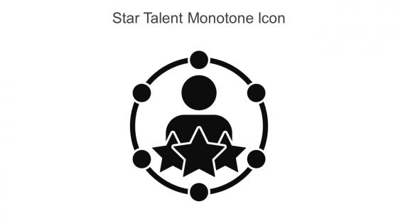 Star Talent Monotone Icon In Powerpoint Pptx Png And Editable Eps Format