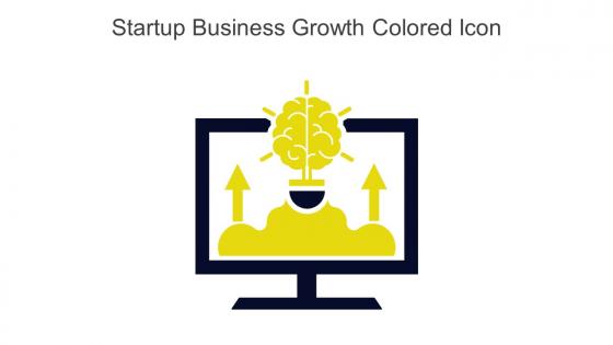 Startup Business Growth Colored Icon In Powerpoint Pptx Png And Editable Eps Format