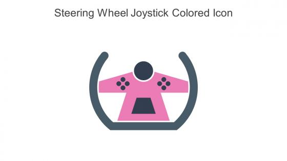 Steering Wheel Joystick Colored Icon In Powerpoint Pptx Png And Editable Eps Format
