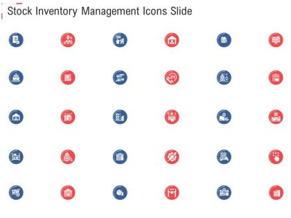 Stock inventory management icons slide ppt slides