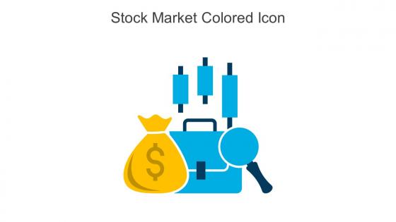 Stock Market Colored Icon In Powerpoint Pptx Png And Editable Eps Format