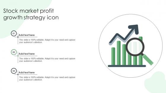 Stock Market Profit Growth Strategy Icon