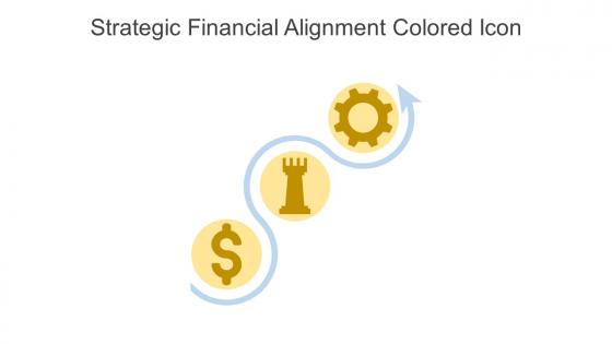 Strategic Financial Alignment Colored Icon In Powerpoint Pptx Png And Editable Eps Format