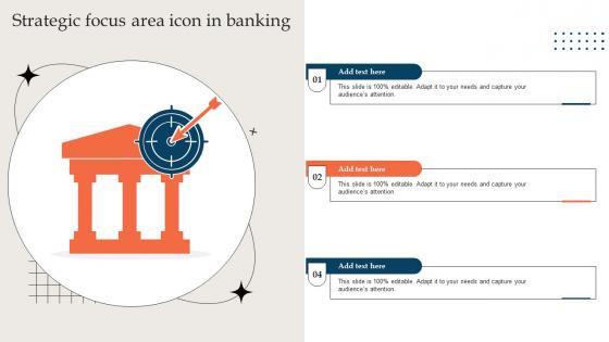 Strategic Focus Area Icon In Banking