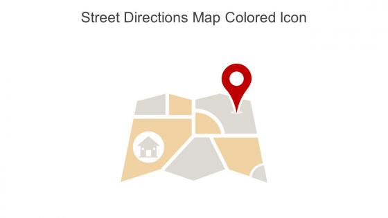 Street Directions Map Colored Icon In Powerpoint Pptx Png And Editable Eps Format