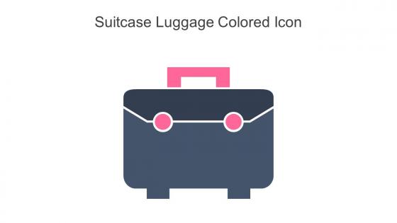 Suitcase Luggage Colored Icon In Powerpoint Pptx Png And Editable Eps Format