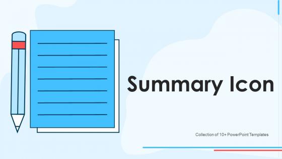 Summary Icon Powerpoint Ppt Template Bundles