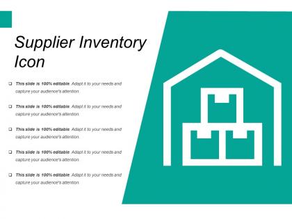 Supplier inventory icon