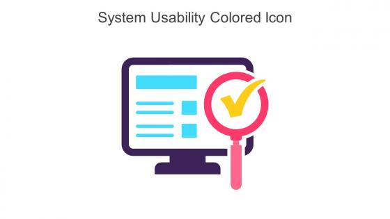 System Usability Colored Icon In Powerpoint Pptx Png And Editable Eps Format