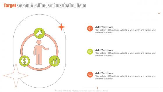 Target Account Selling And Marketing Icon