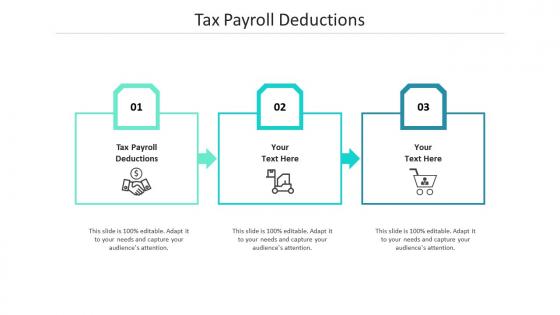 Tax payroll deductions ppt powerpoint presentation icon professional cpb