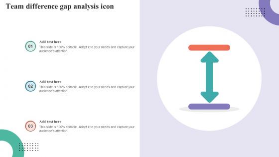 Team Difference Gap Analysis Icon