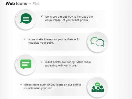 Teamwork callouts bullet points ppt icons graphics