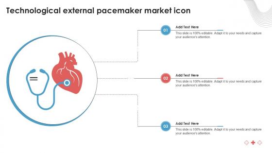 Technological External Pacemaker Market Icon Ppt Powerpoint