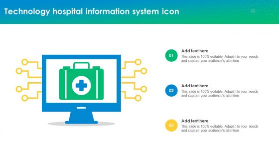Technology Hospital Information System Icon