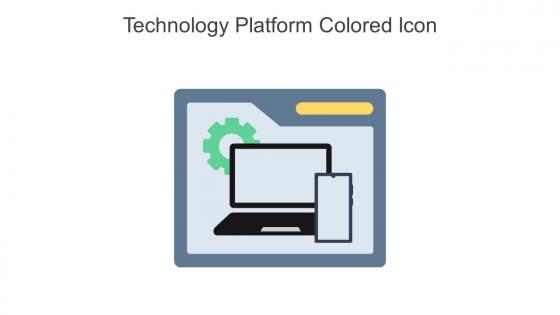 Technology Platform Colored Icon In Powerpoint Pptx Png And Editable Eps Format